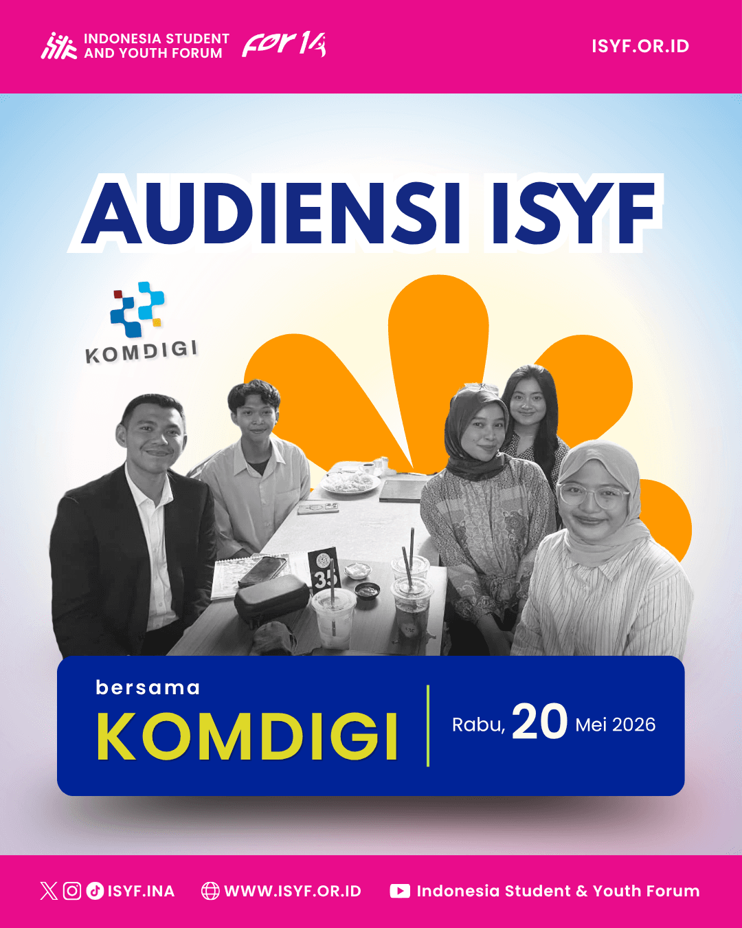 Audiensi ISYF bersama Komdigi